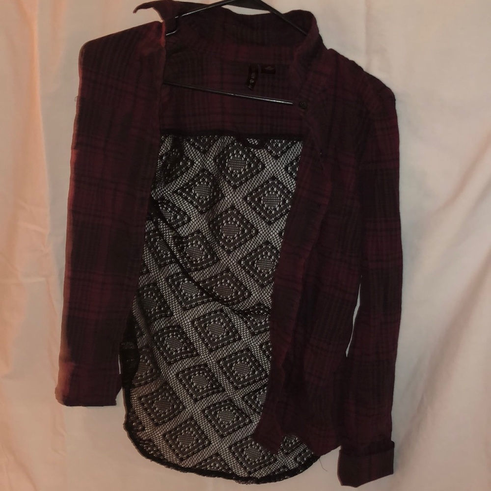 detailed back flannel
